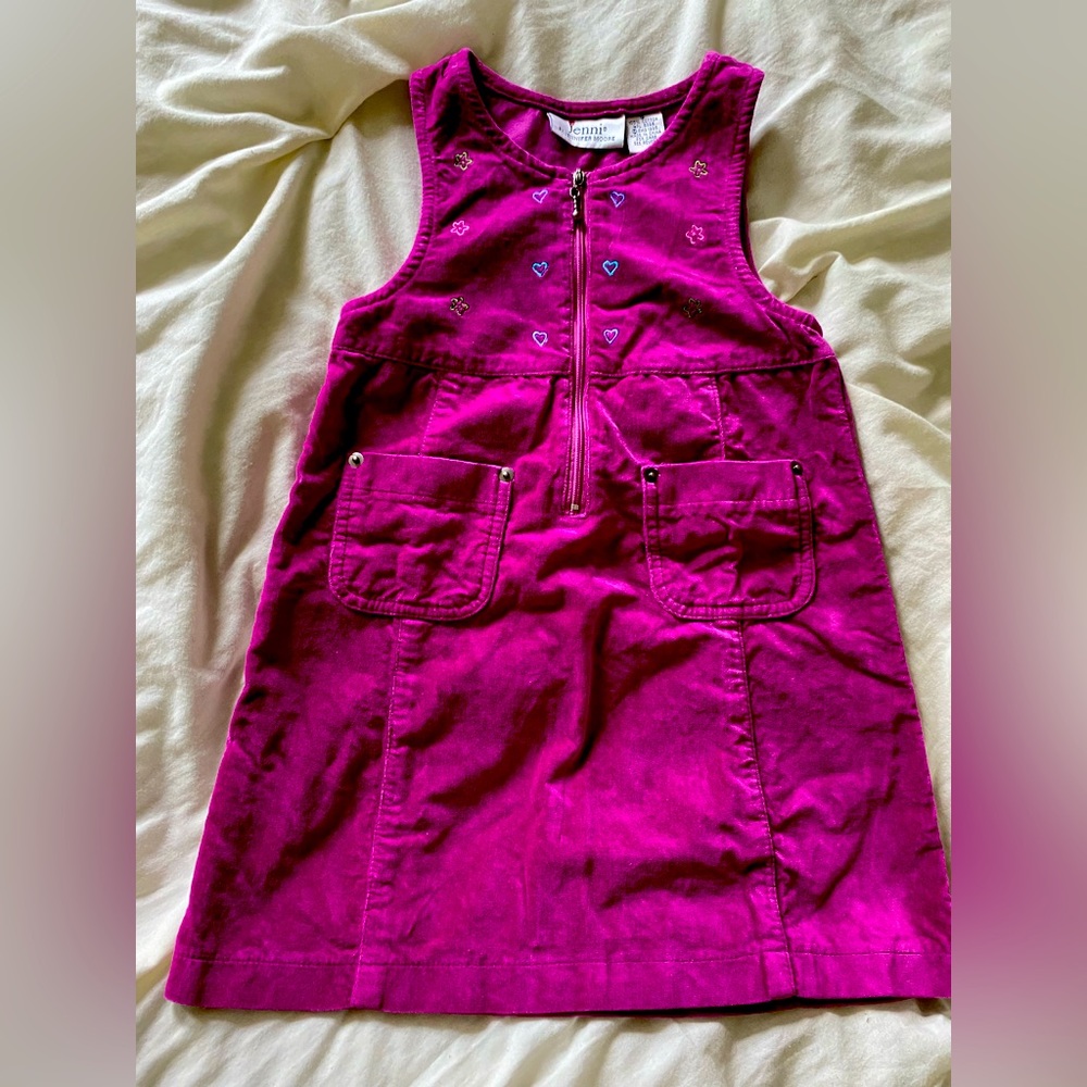 Jennifer Moore Velvety Girls Vintage Jumper